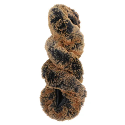 Pluche winter auto stuur wiel bedekken