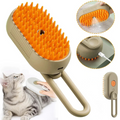 Hollevo™ 3-in-1 stoomborstel voor katten en honden met sprayfunctie