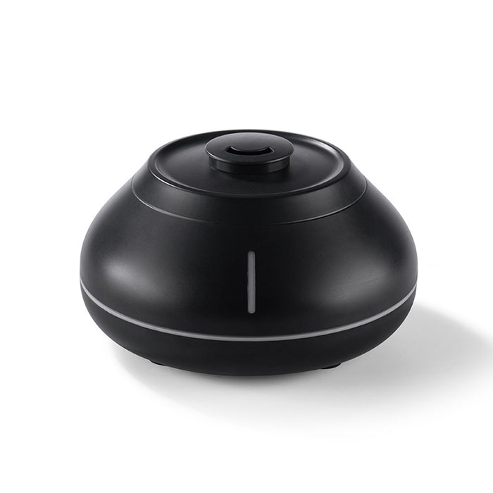 Hollevo Vlam aroma diffuser met kleurlicht, zwart, via USB