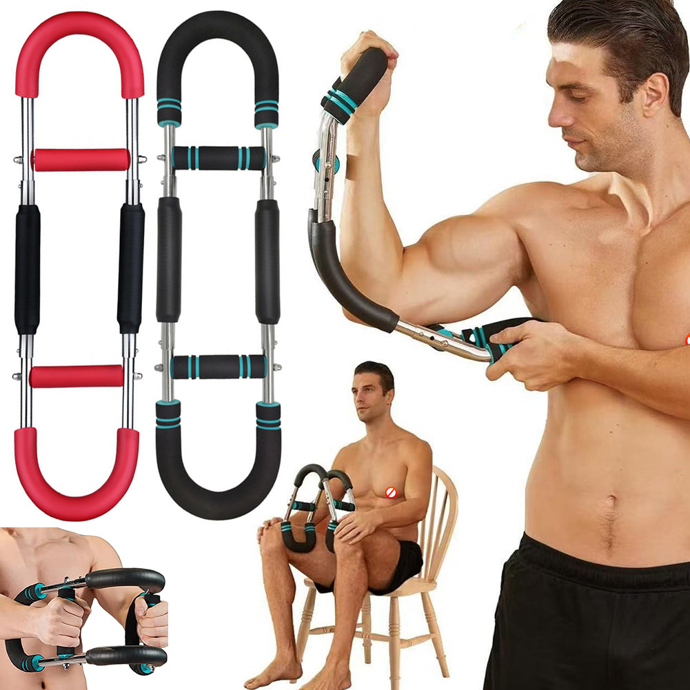 U-vormige armtrainer met dubbele veer