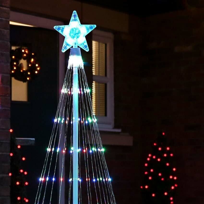 Kerst – meerkleurig Led bewegend buiten kerstboom lightshow