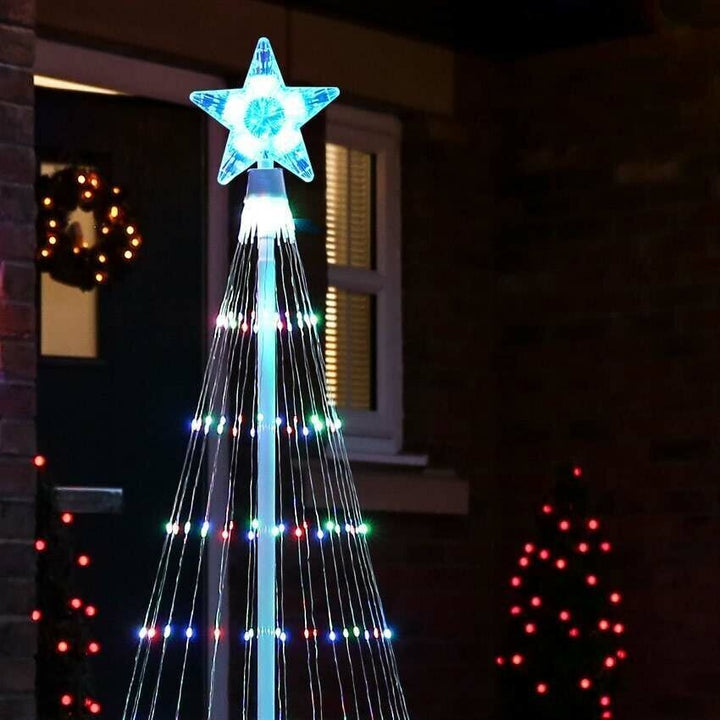 Kerst – meerkleurig Led bewegend buiten kerstboom lightshow