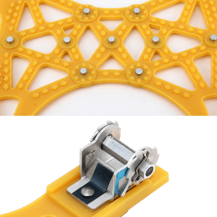 Hollevo™ Stalen sneeuwkettingen met X-spikes voor grip op ijs en sneeuw