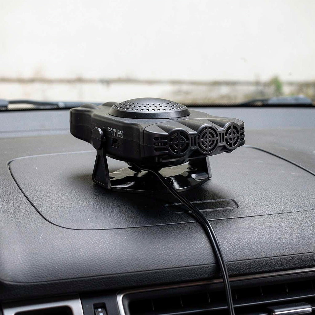 Hollevo™ 2-in-1 autokachel en ruitontwasemer 12V, 180°