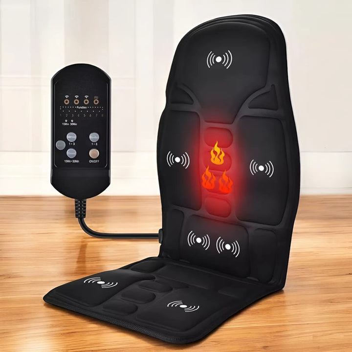 Hollevo™ Massagekussen met warmte en 7 motoren voor thuis en auto