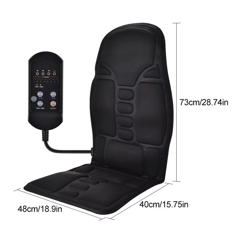 Hollevo™ Massagekussen met warmte en 7 motoren voor thuis en auto