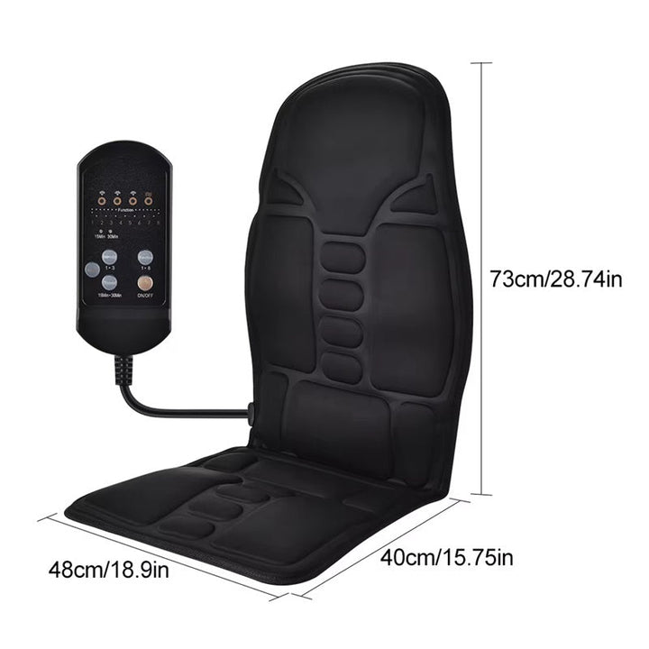Hollevo™ Massagekussen met warmte en 7 motoren voor thuis en auto