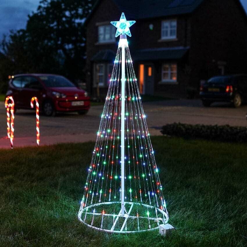 Kerst – meerkleurig Led bewegend buiten kerstboom lightshow