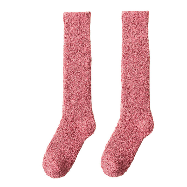 Hollevo™ Extra lange wintersokken van zachte coral fleece