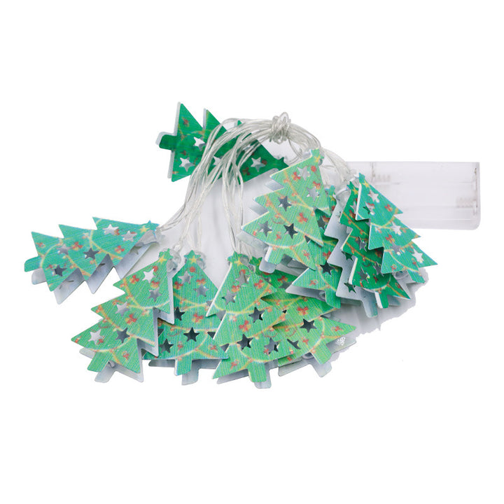 Led lichtslinger met kerstmotieven, op batterij of USB