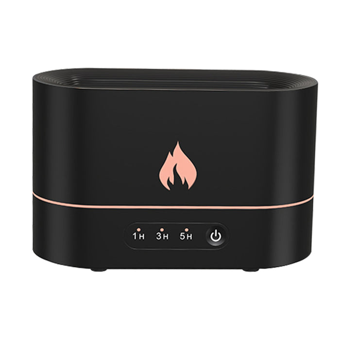 Hollevo Sfeervolle vlam diffuser voor de slaapkamer, stil en op USB