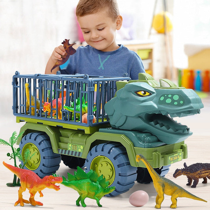Hollevo™ Dinosaurus vrachtwagen speelset met realistische dino&