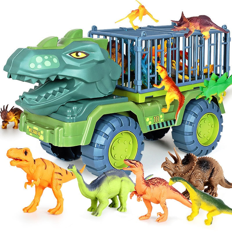 Hollevo™ Dinosaurus vrachtwagen speelset met realistische dino&