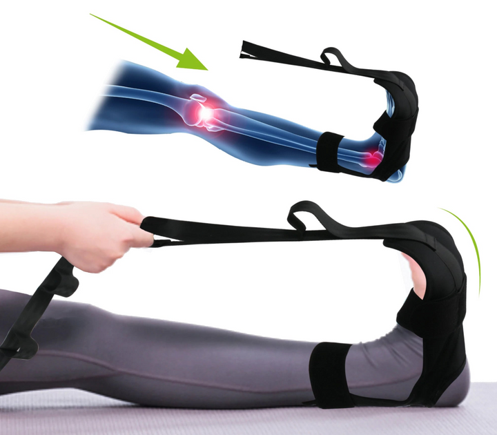 Verstelbare yoga stretchband voor diepere stretches en souplesse
