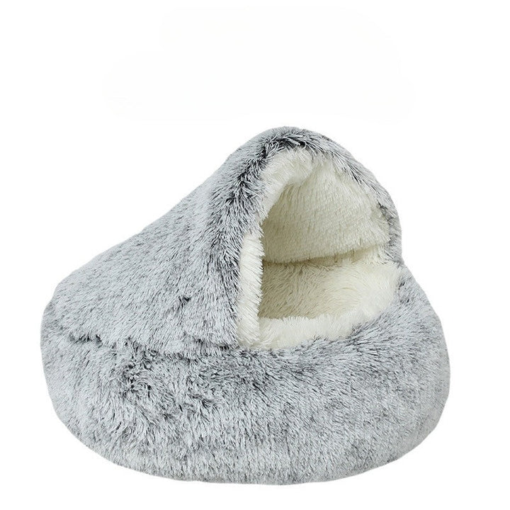 Cozypaws – 2 – in – 1 rond kat bed &amp; winter slapen tas voor ultiem comfort