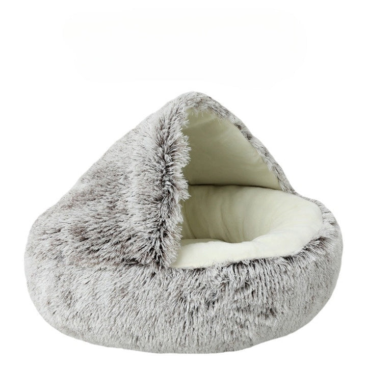 Cozypaws – 2 – in – 1 rond kat bed &amp; winter slapen tas voor ultiem comfort