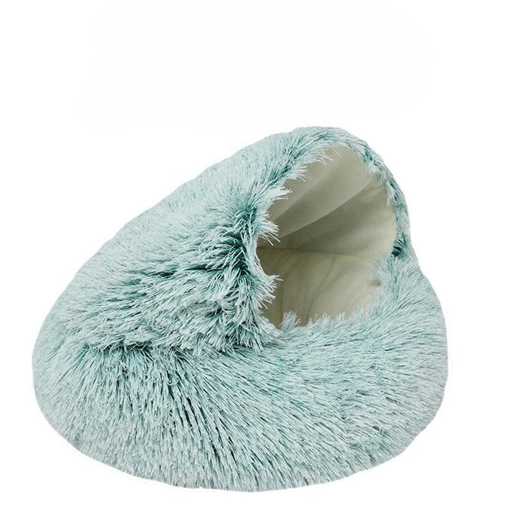 Cozypaws – 2 – in – 1 rond kat bed &amp; winter slapen tas voor ultiem comfort