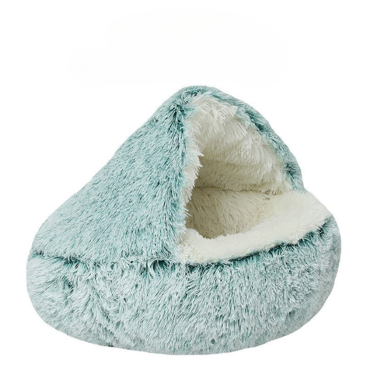 Cozypaws – 2 – in – 1 rond kat bed &amp; winter slapen tas voor ultiem comfort