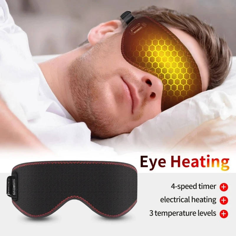Verwarmd oogmasker met drie warmtestanden en massage