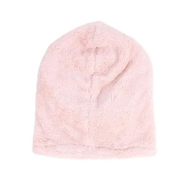 Fleece bivakmuts met trekkoorden en verlengde hals