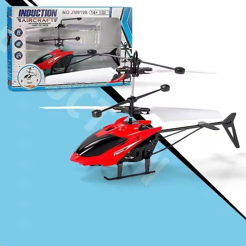 Makkelijk vliegende RC helikopter met start in één druk
