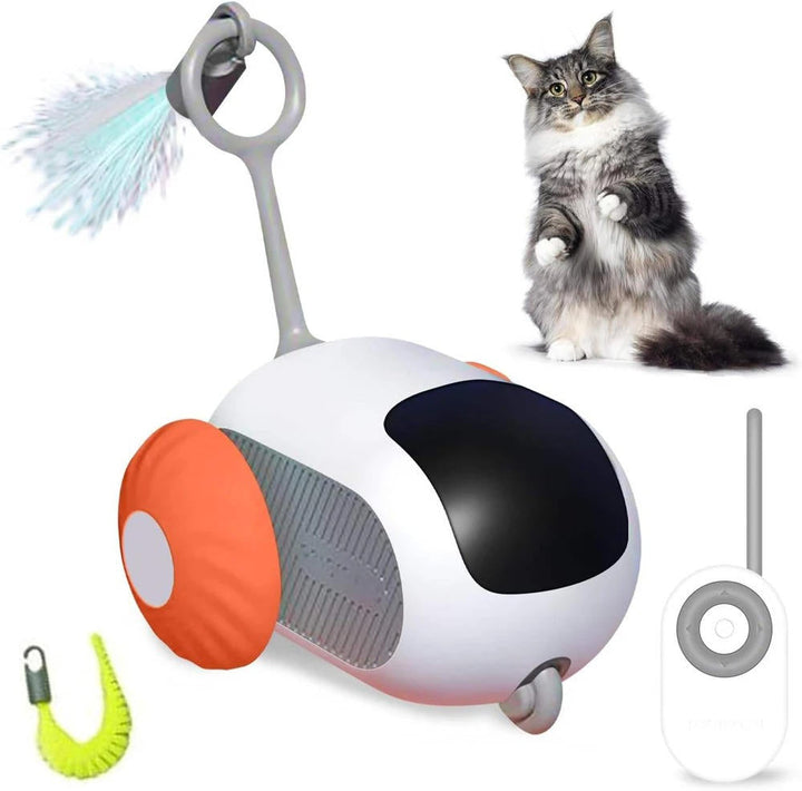 Bestuurbaar kattenspeeltje met automodus en obstakelsensor