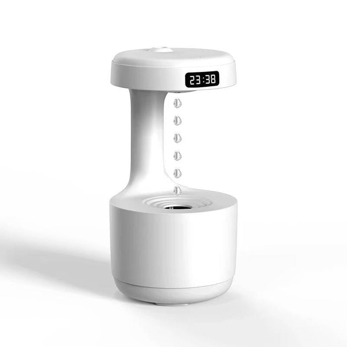 Hollevo™ Mini luchtbevochtiger met water dat omhoog lijkt te stromen