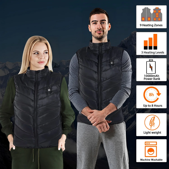 Unisex verwarmd vest