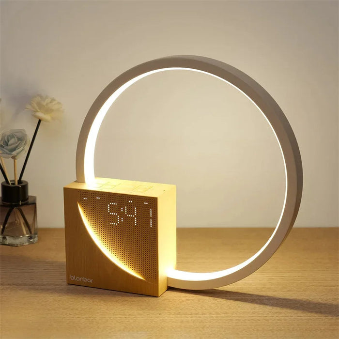 Hollevo™ Touch nachtlamp met natuurgeluiden, klok en wake-up light