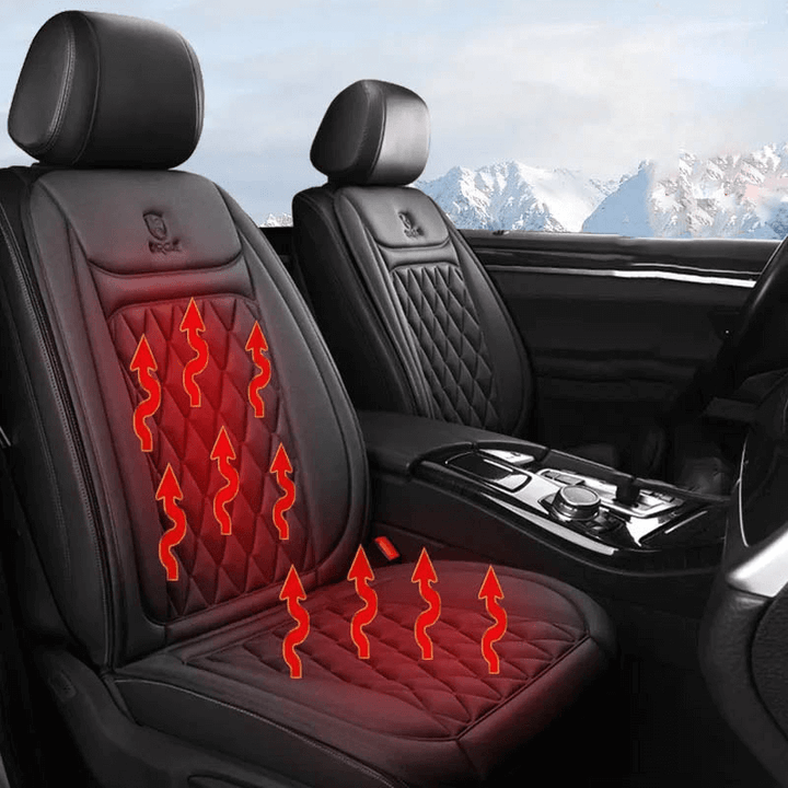 Verwarmde autostoelhoes 12V/24V met 30–65℃ – Hollevo™