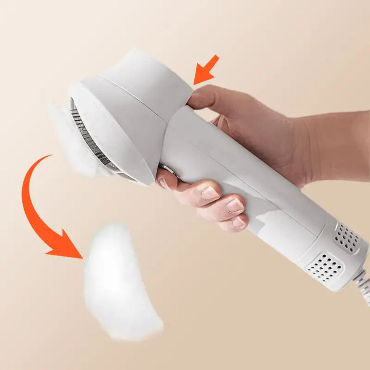 Hondenföhn 2-in-1 met borstel en stille, instelbare warmte