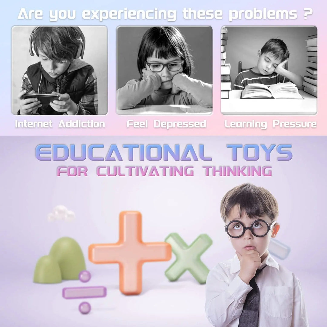 Draaiende fidget toy met zes kanten en kleurrijke balletjes
