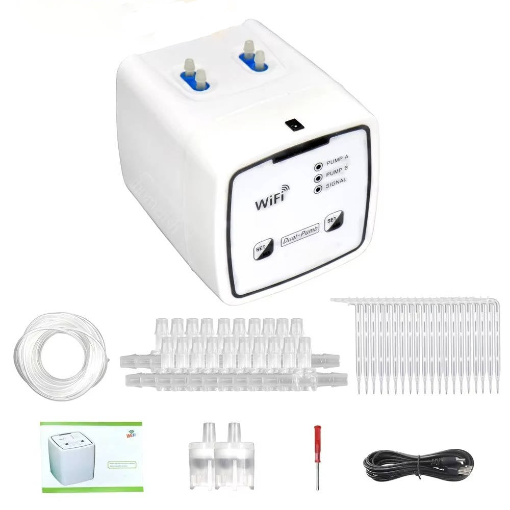 Slim automatisch bewateringssysteem met wifi voor 20 potten