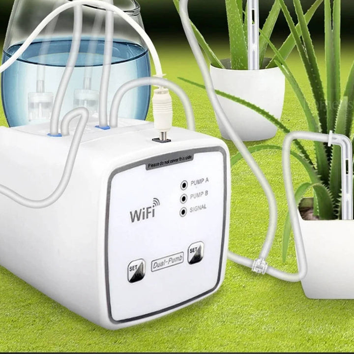 Slim automatisch bewateringssysteem met wifi voor 20 potten