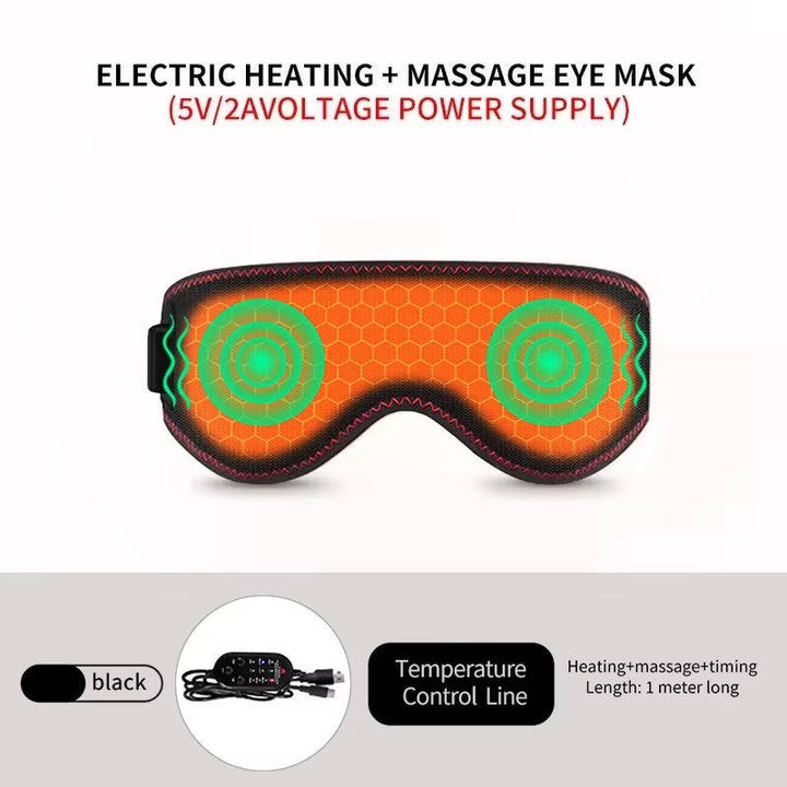 Verwarmd oogmasker met drie warmtestanden en massage