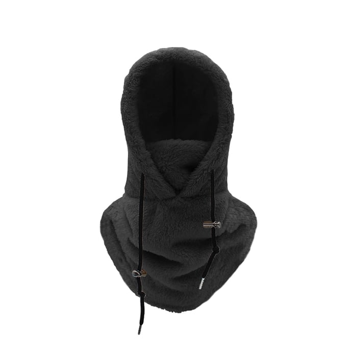 Hollevo™ Sherpa bivakmuts met capuchon die gezicht en hals bedekt