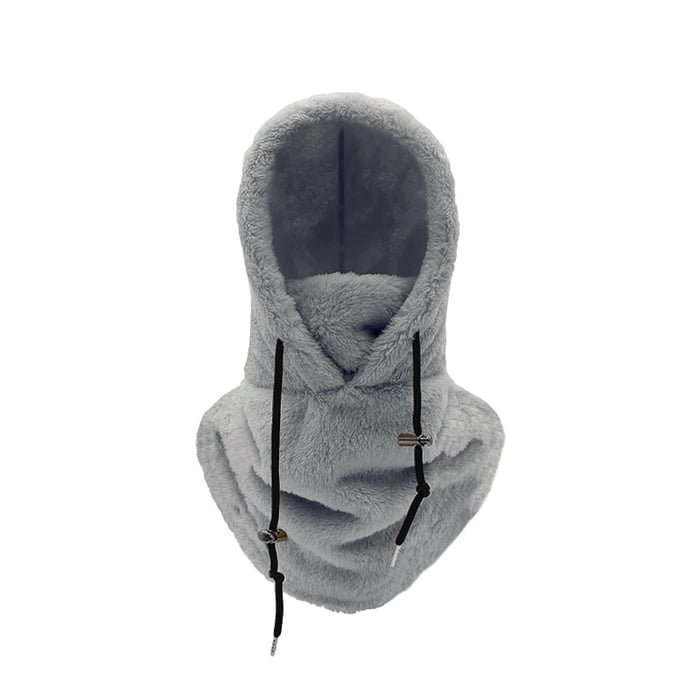 Hollevo™ Sherpa bivakmuts met capuchon die gezicht en hals bedekt