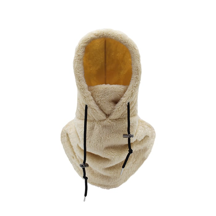 Hollevo™ Sherpa bivakmuts met capuchon die gezicht en hals bedekt