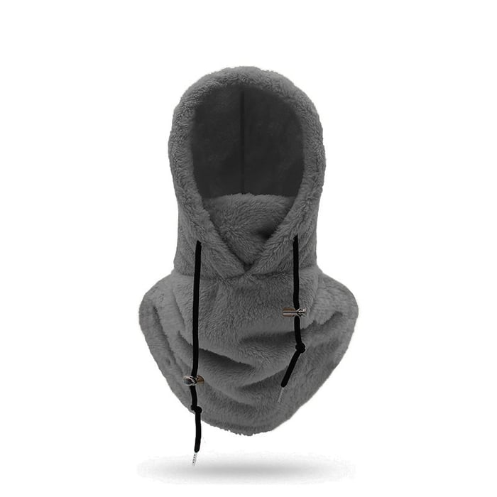 Hollevo™ Sherpa bivakmuts met capuchon die gezicht en hals bedekt