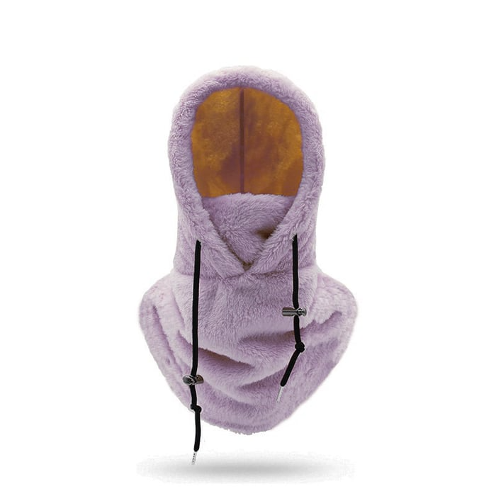 Hollevo™ Sherpa bivakmuts met capuchon die gezicht en hals bedekt