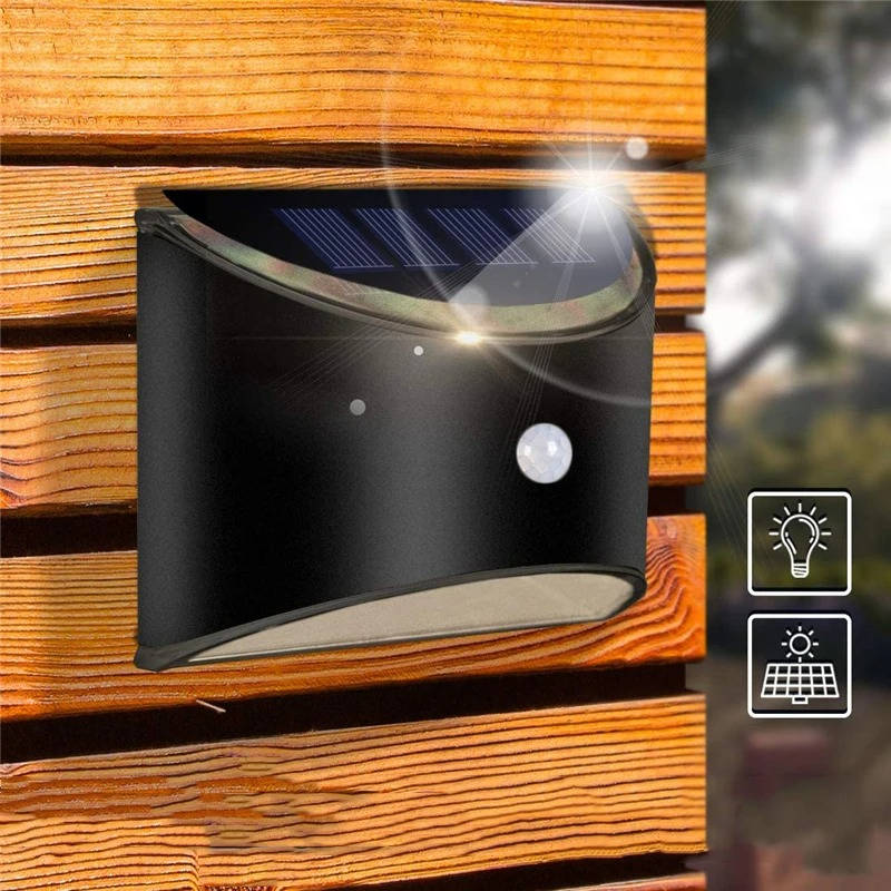 Hollevo™ Solar traplamp met bewegingssensor voor schutting en trap