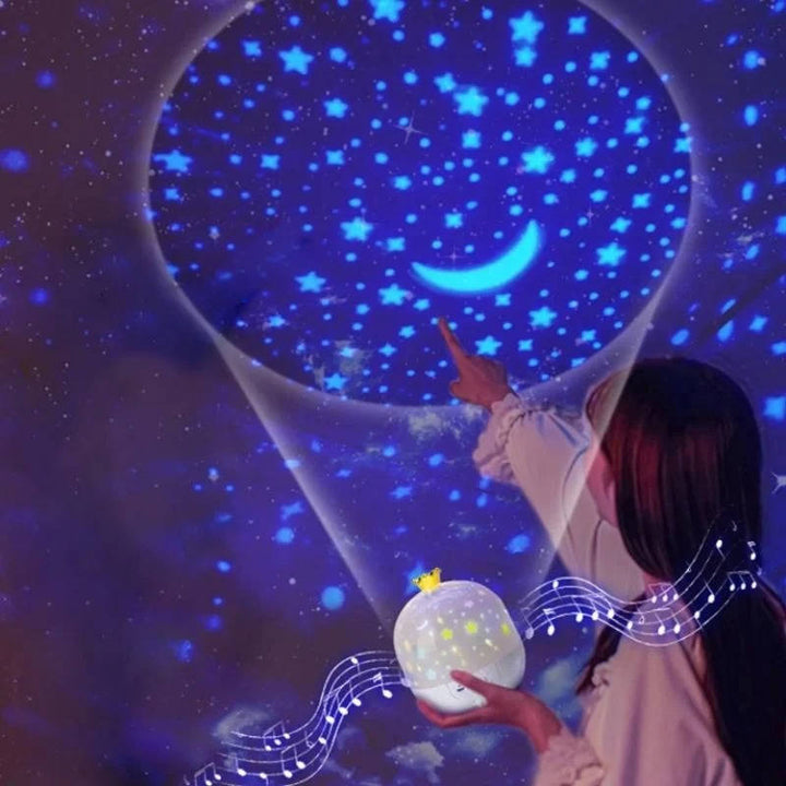 Draaiende sterrenprojector nachtlamp voor kinderen met afstandsbediening