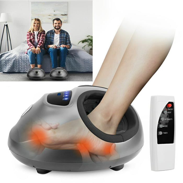 Hollevo™ Shiatsu voetmassageapparaat met warmte en luchtdruk