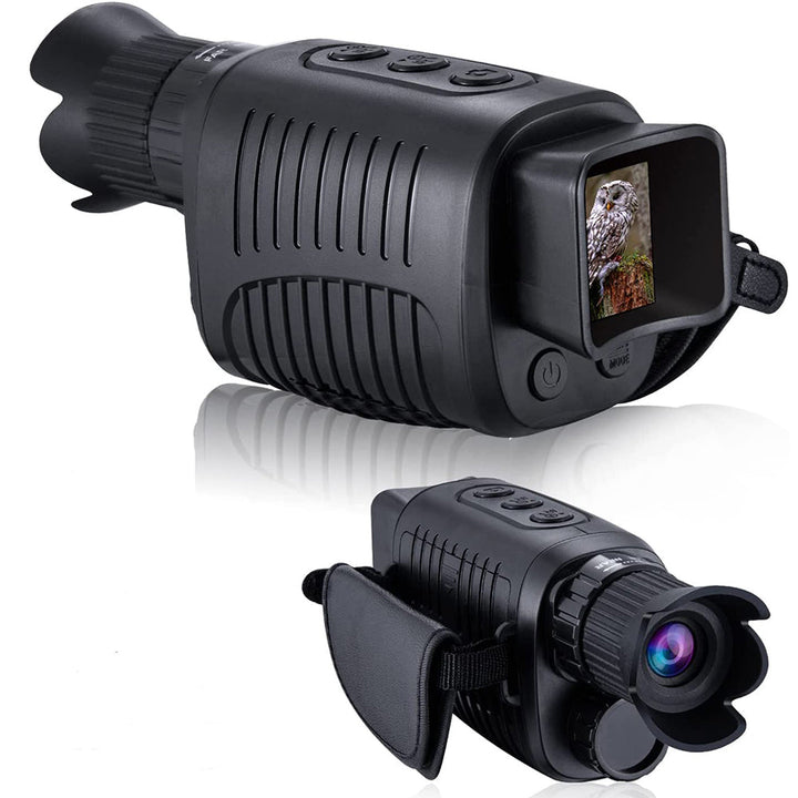 Compacte nachtzicht-monoculair met 3x optische zoom en infrarood
