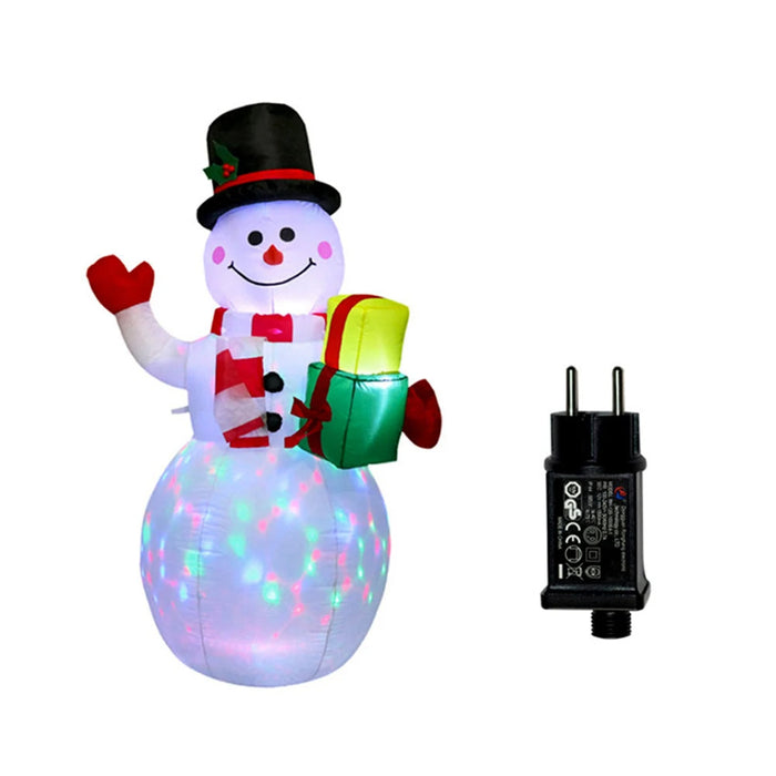 Hollevo™ Opblaasbare kerstfiguur met ledverlichting, 1,5 meter hoog