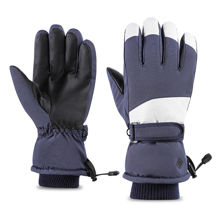Waterdichte skihandschoenen met polsband
