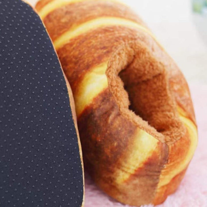 Creatief toast brood winter pantoffels