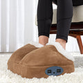 Hollevo™ Verwarmde voetenwarmer met massage en fleecevoering