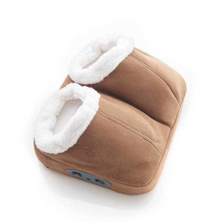 Elektrisch voet massageapparaat verwarmd verwarmer vibrerend fleece gevoerd dubbel zak