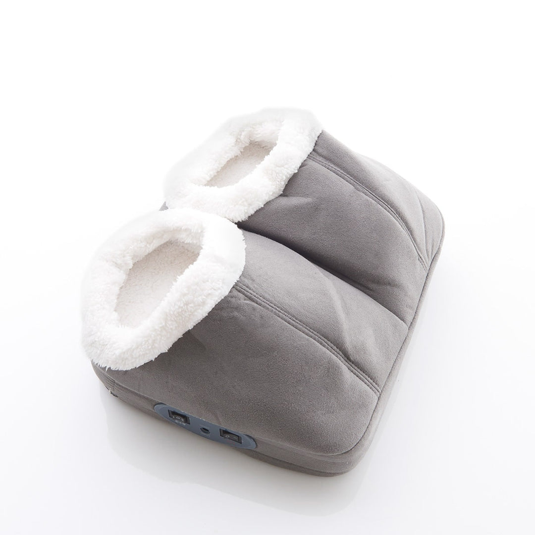 Elektrisch voet massageapparaat verwarmd verwarmer vibrerend fleece gevoerd dubbel zak